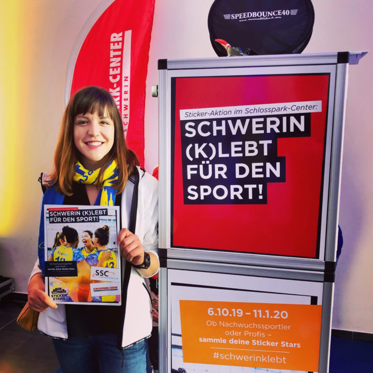 Schlosspark Center Schwerin: Fotobox Event mit dem SSC Palmberg Schwerin #schwerinklebt